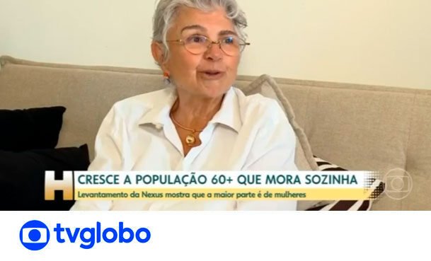 Cresce a população 60+ que mora sozinha